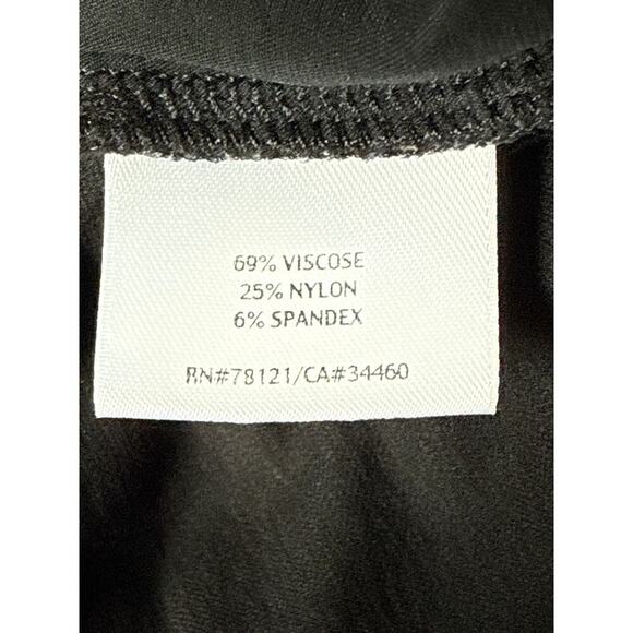 Eileen Fisher Women’s Washable Stretch Crepe Pant Size PS in Black - Picture 6 of 7
